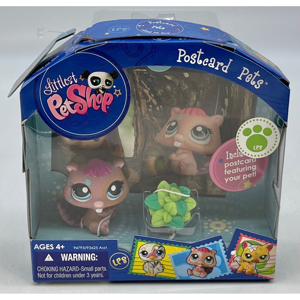 2009 Littlest Pet Shop-Postcard Pets #1580 94793/93625 Asst. NIB